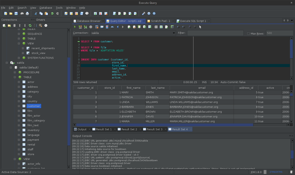 Executor de Scripts SQL